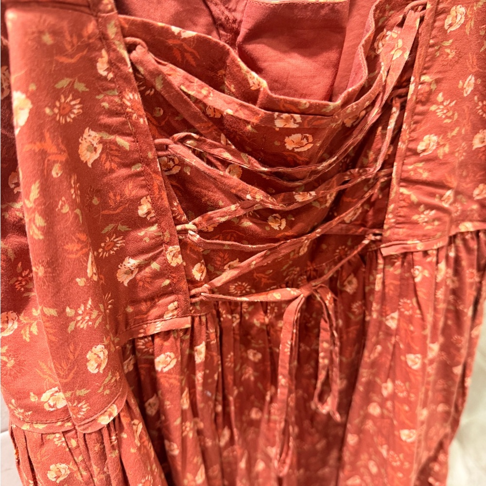 Christy Dawn Adele Dress in Red Oat Straw size Medium - Picture 8 of 13